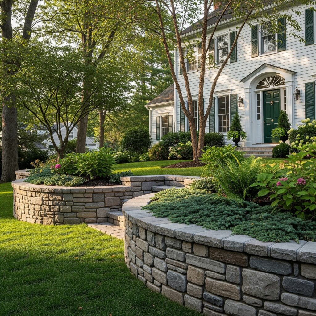 concrete retaining wall bridgeport