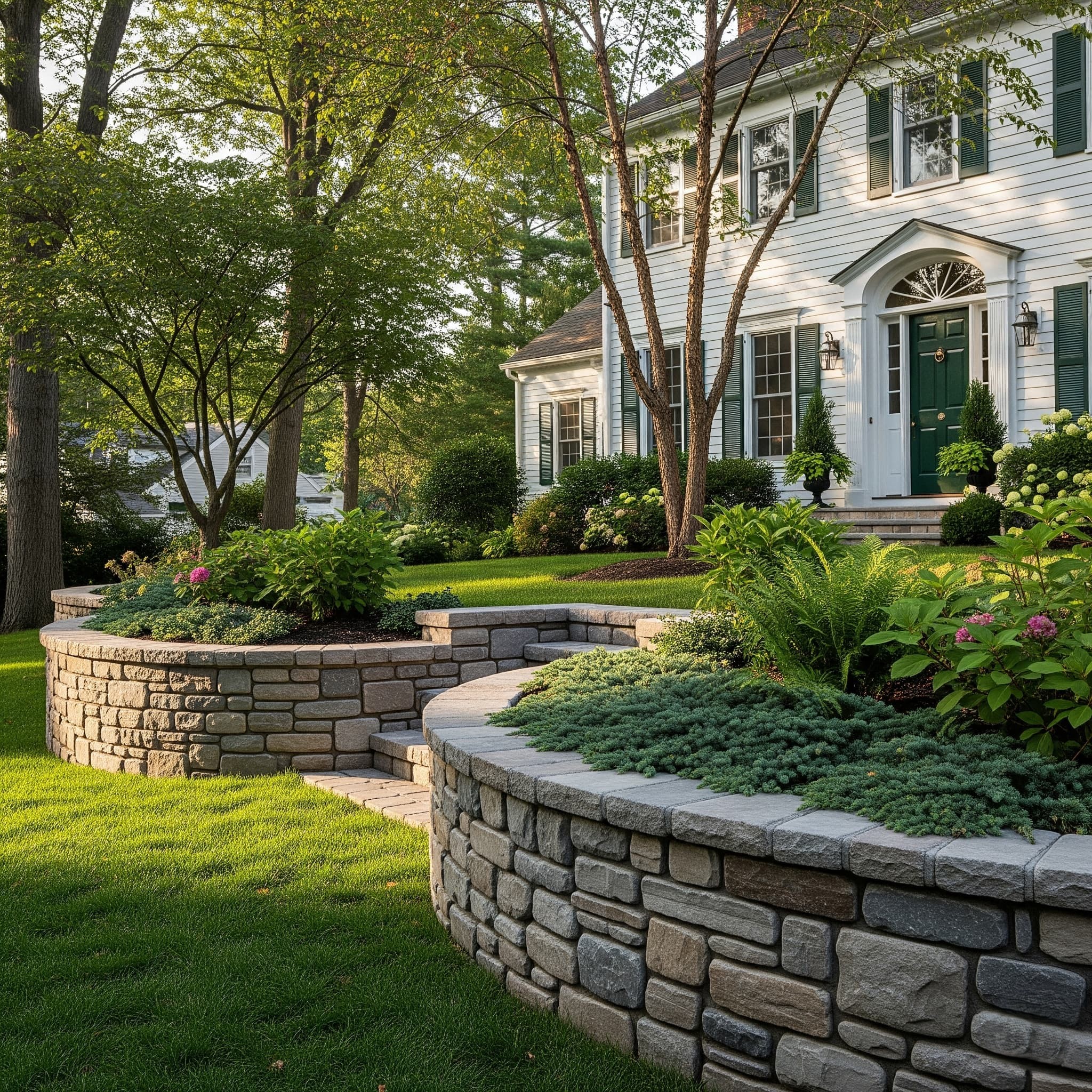 concrete retaining wall bridgeport