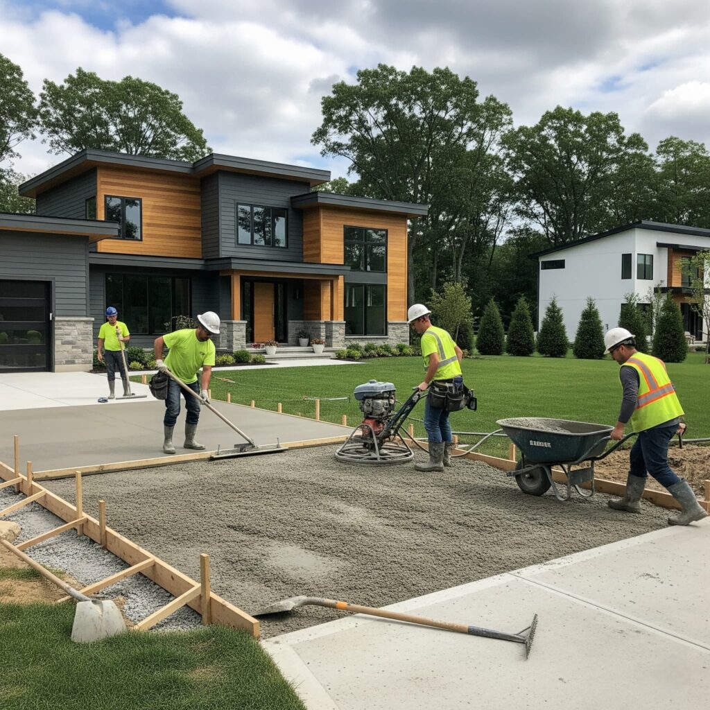 pouring concrete bridgeport